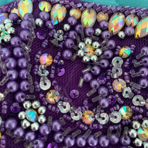 Purple Rhinestone Dress - Picture 7 of 7